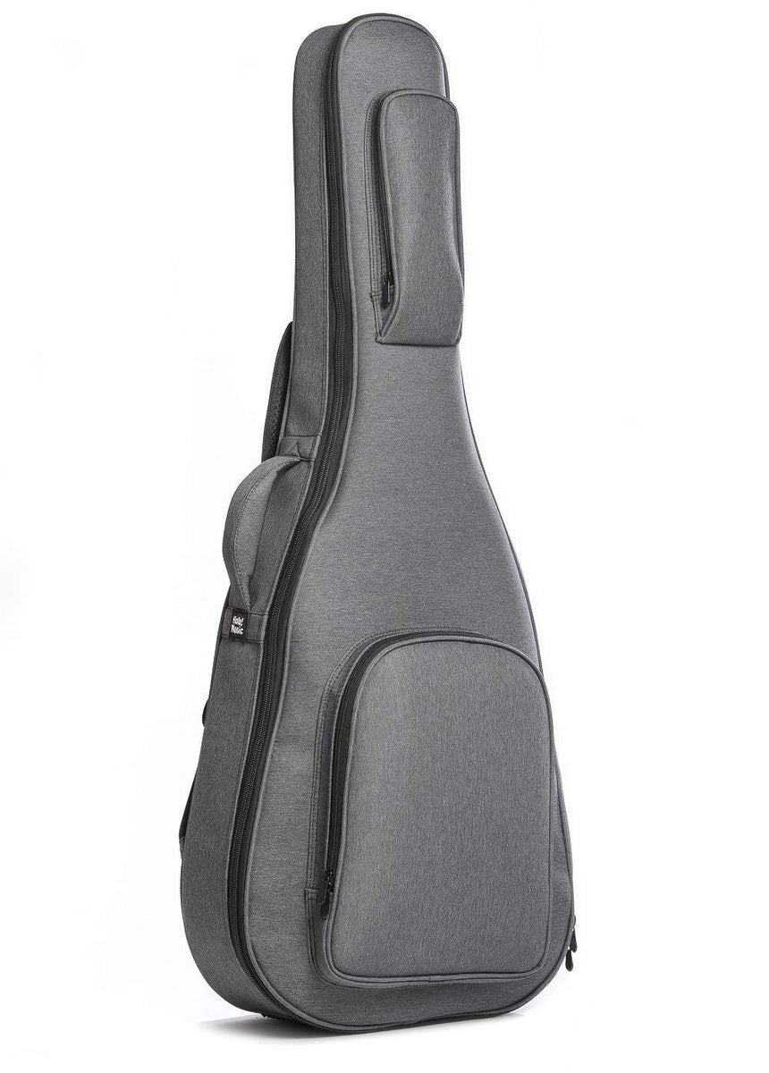 Knox KN-GC02 40 inch Hard Shell Acoustic Concert Guitar Case with Gold  Hardware 
