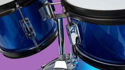blue drum set from kk music