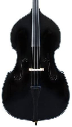 Cecilio CDB Upright Double Bass with an Adjustable Bridge, Bow, Rosin, and Gig Bag