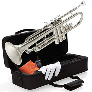  Student Brass Trumpet Bb Tone Black Trumpet Instrument