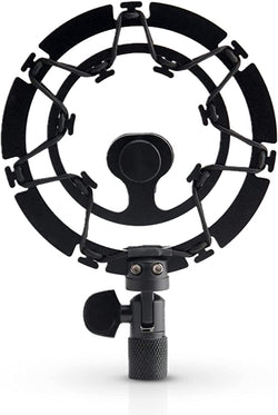 Auphonix Pro Microphone Shock Mount - Mic Holder Compatible w/Blue Yeti, Snowball & Pro Microphones