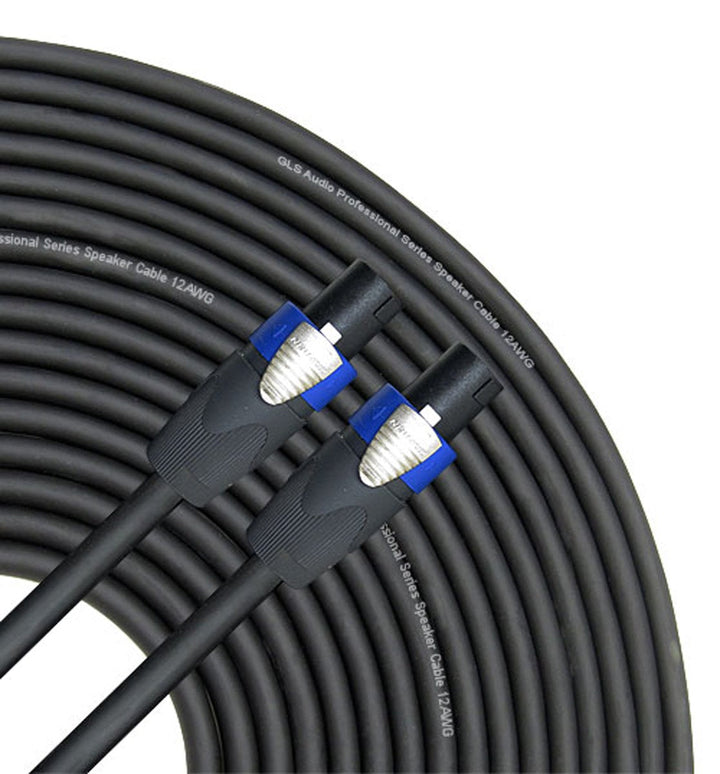 25ft 12AWG Speaker Cable 4 CONDUCTOR with Neutrik Speakon NL2FC 12/4