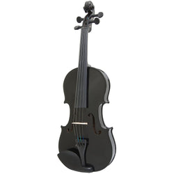 Mendini MV-Black Solid Wood Violin