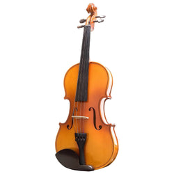 Mendini MV400 Ebony Fitted Solid Wood Violin